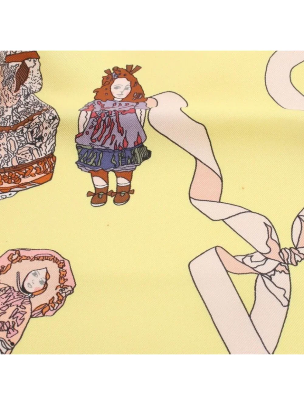 Hermes Scarf Carre 90 Hello Dolly Silk